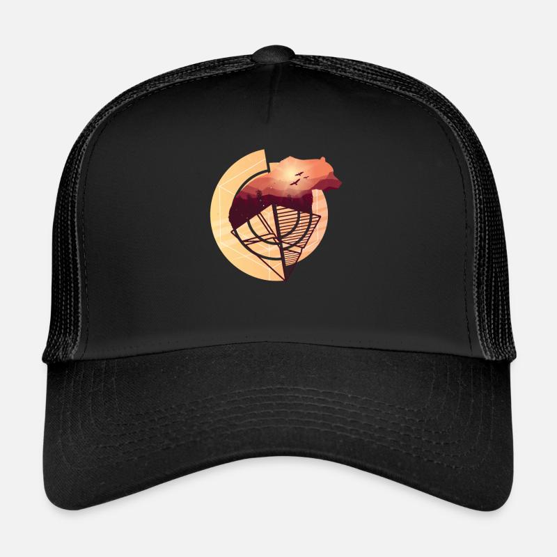 Bear wilderness nature Trucker Cap