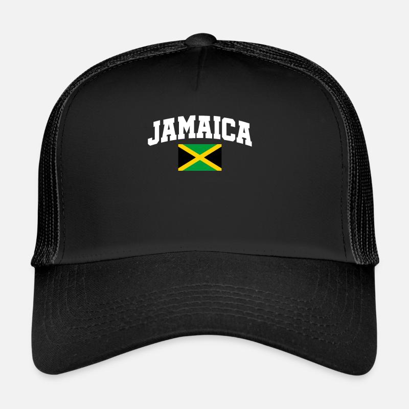 Jamaica Jamaica - Trucker Cap - Schwarz/Schwarz