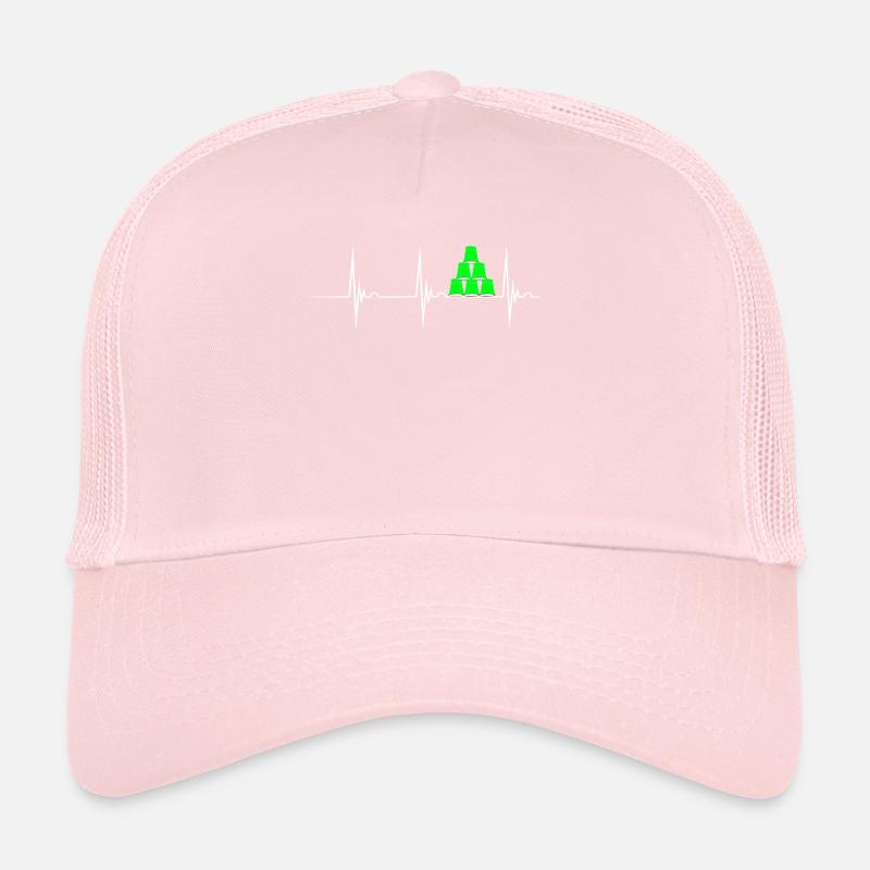 Speed Stacking-Herzschlag Cup Stacking Cup Stack Trucker Cap