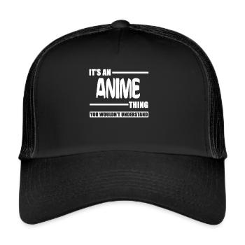 Anime Manga - Trucker Cap - black/black - Front