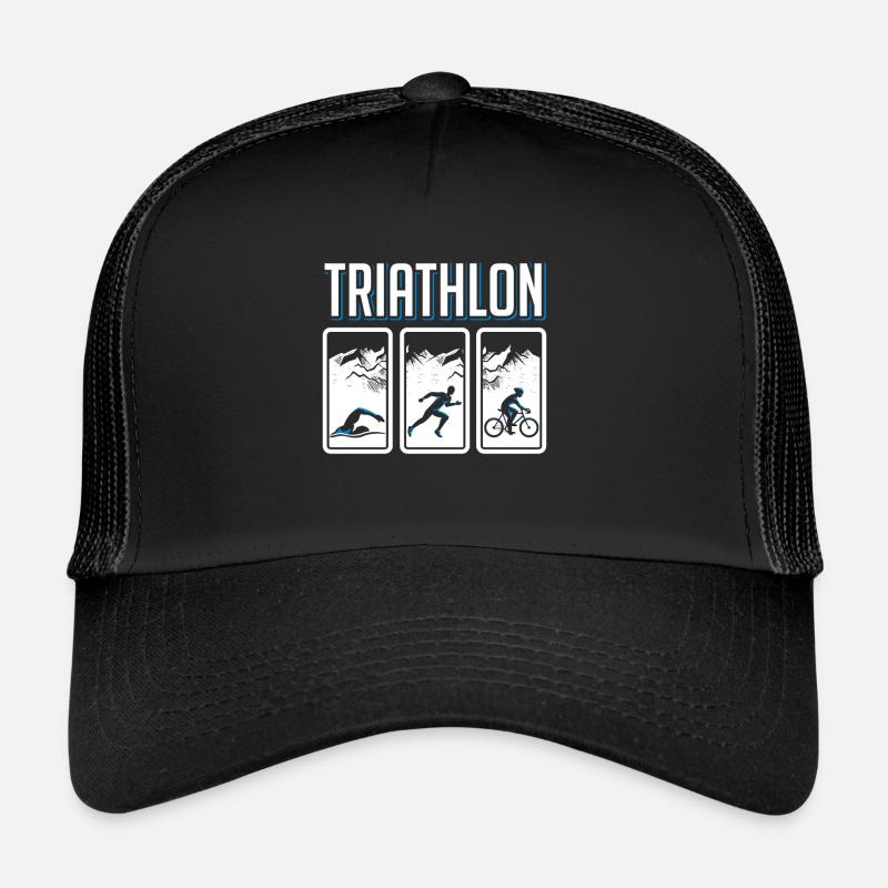 Triathlon - Trucker Cap - Schwarz/Schwarz