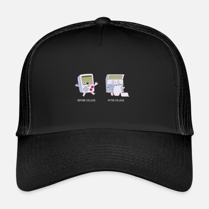 Before After College School Apprenticeship Trucker Cap