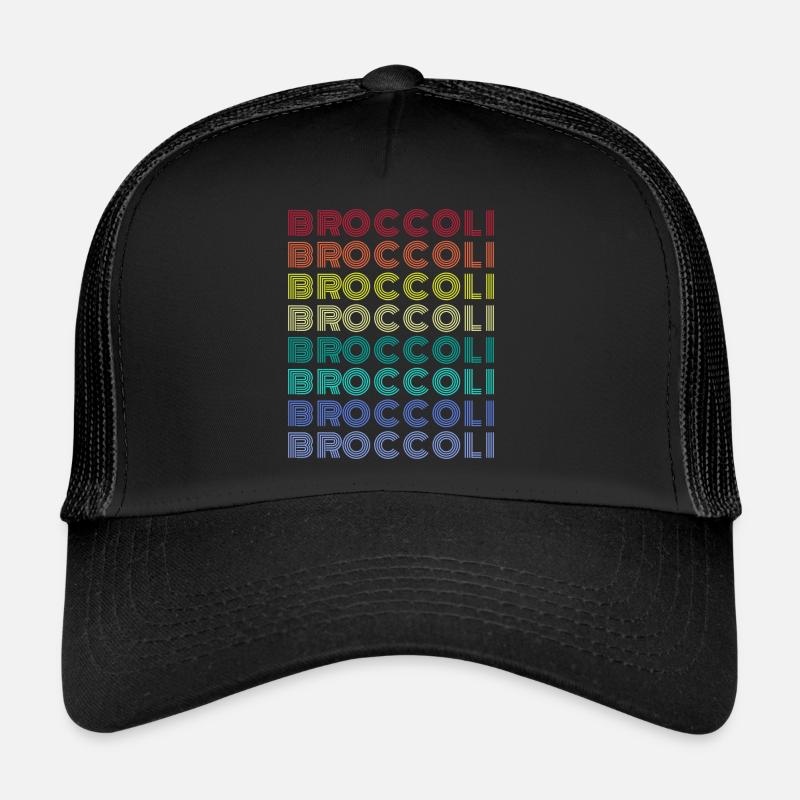 Broccoli Broccoli Broccoli - Trucker Cap - black/black
