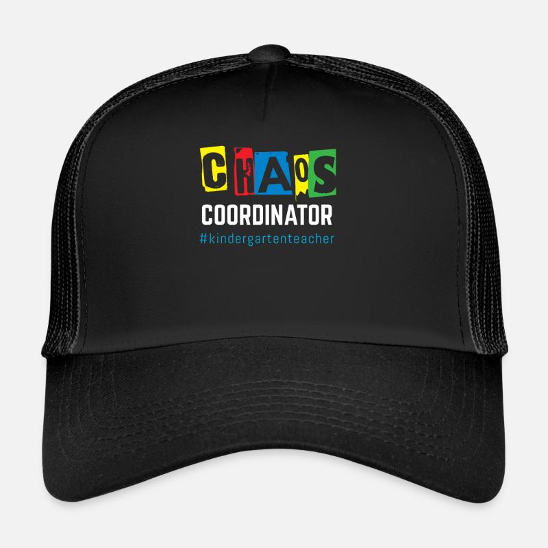 Chaos-Koordinator - Trucker Cap - Schwarz/Schwarz