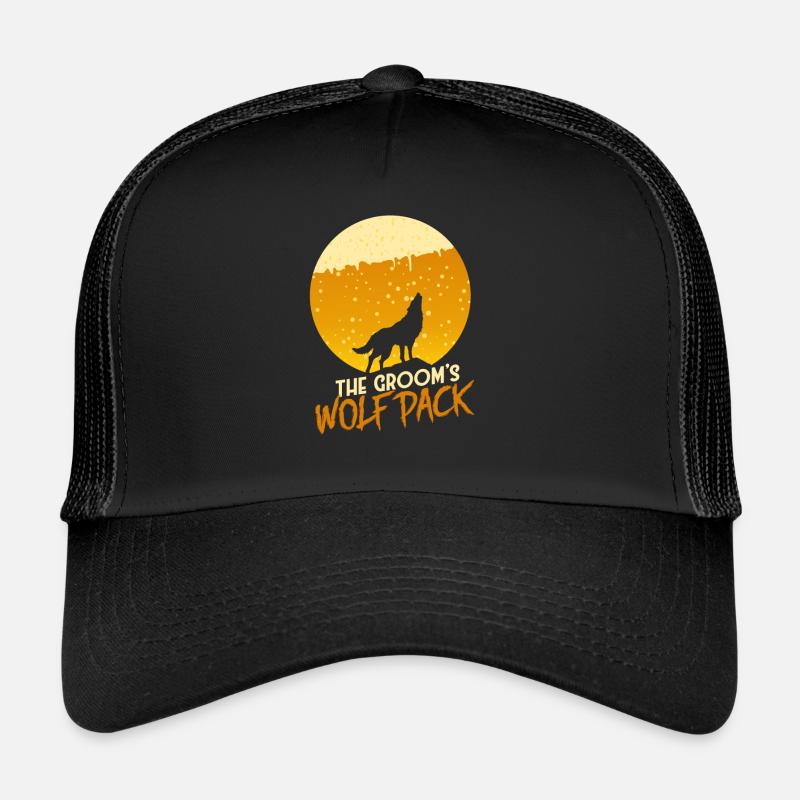 La meute de loups du marié Casquette trucker 