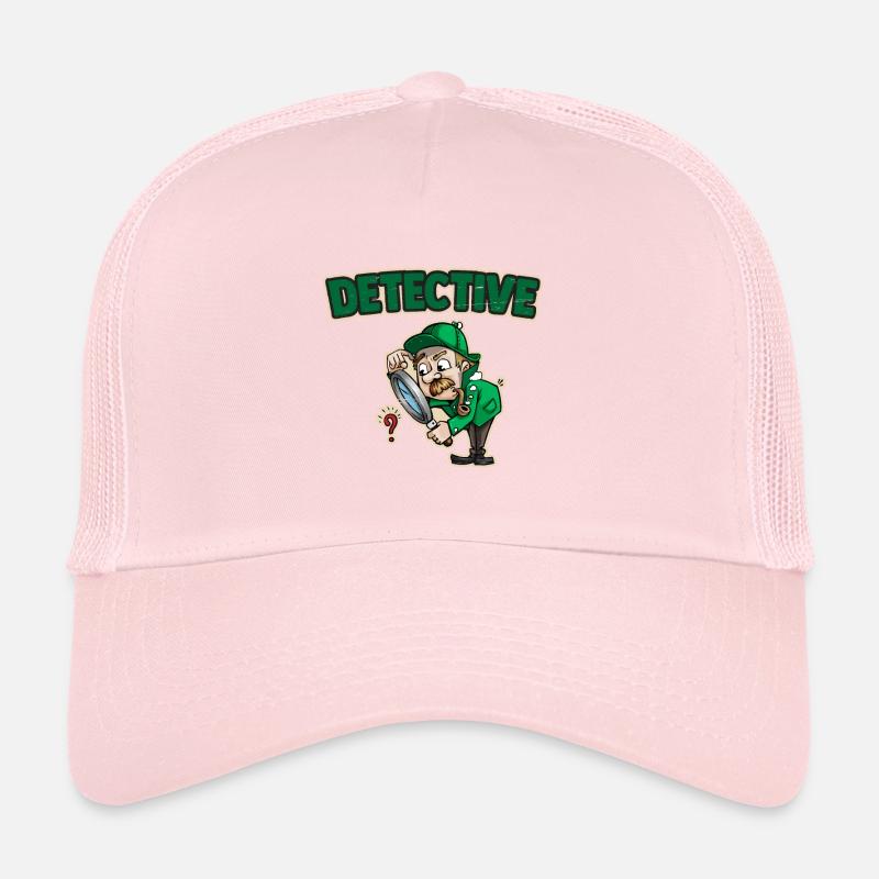 Detective with magnifying glass Trucker Cap
