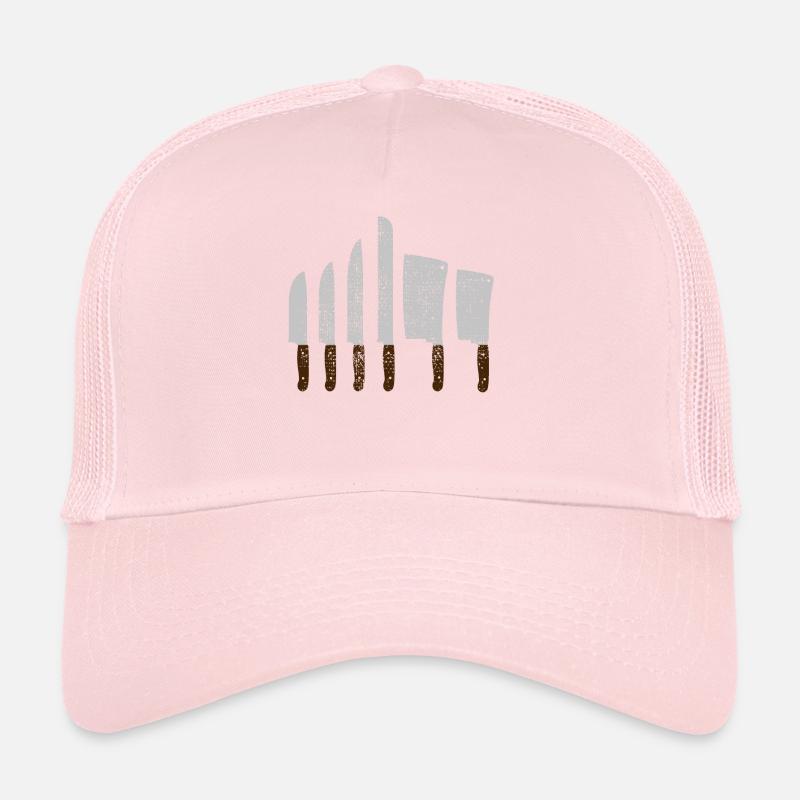 Couteau De Boucher De Steak Steakhouse Chef Casquette trucker 