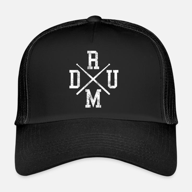 drummer - Trucker Cap - black/black