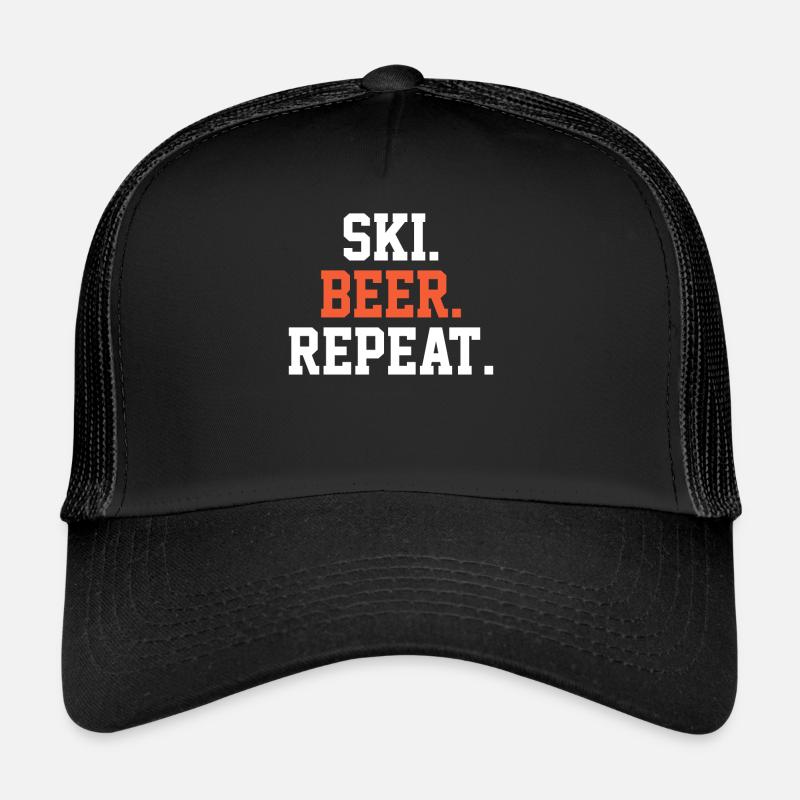 SKI - Trucker Cap - Schwarz/Schwarz