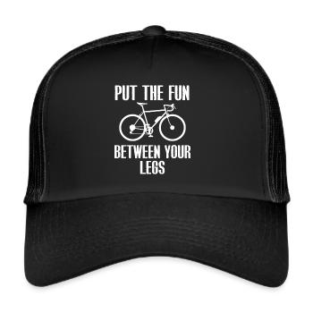 Bike-riding bike - Trucker Cap - black/black - Front