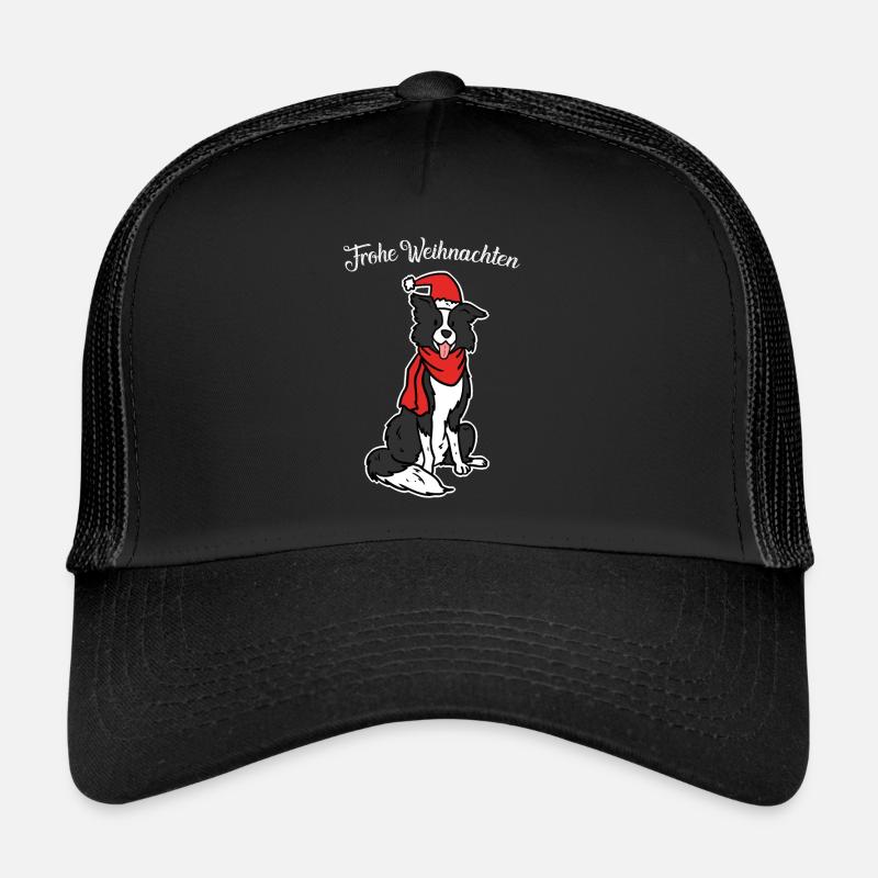 Border Collie Weihnachten Trucker Cap