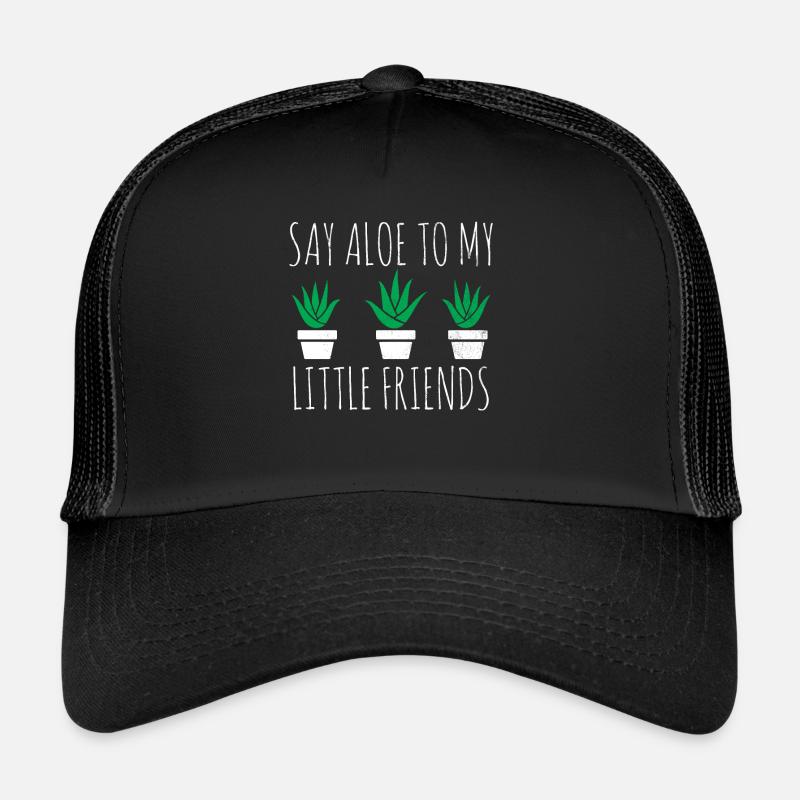 ALOE VERA - Casquette trucker - noir/noir