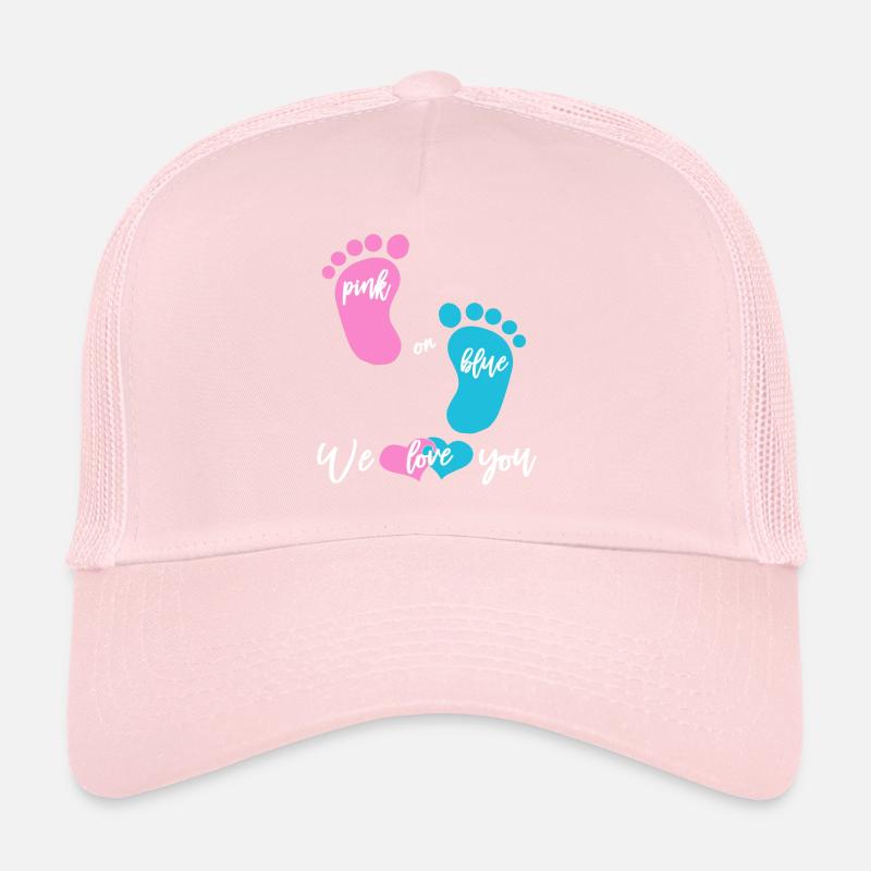 Pink or Blue Mädchen oder Junge Trucker Cap
