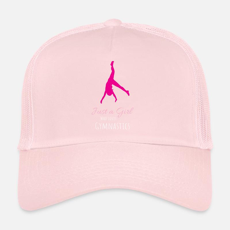Ein Mädchen, das Gymnastik liebt Trucker Cap