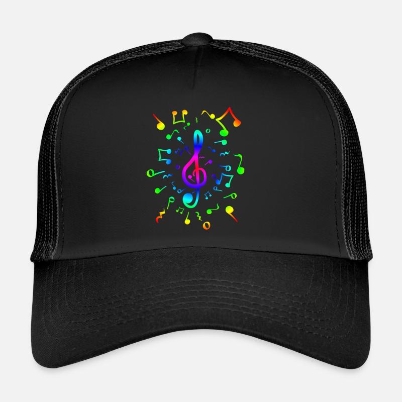 Clef singing instrument playing gift Trucker Cap