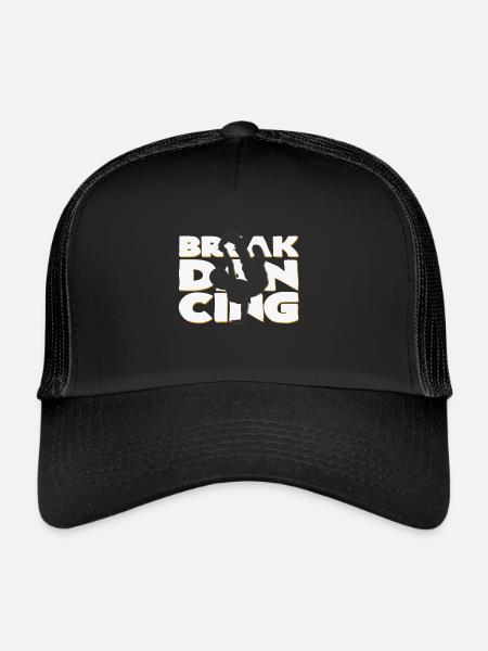 Breakdancing - Trucker Cap - Schwarz/Schwarz