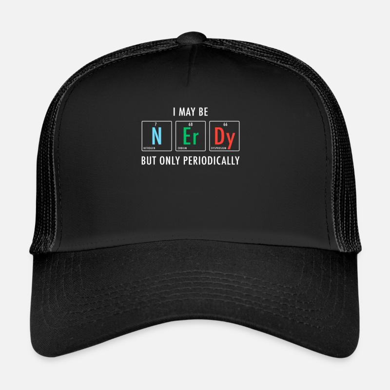 Nerdy Nerd Science - Trucker Cap - Schwarz/Schwarz