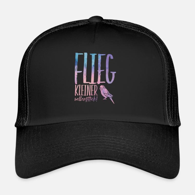 Flieg kleiner Wellensittich Trucker Cap
