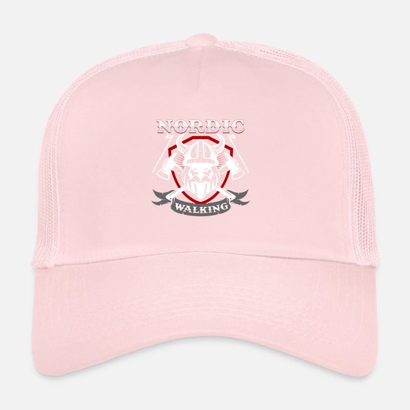 pole walking Trucker Cap