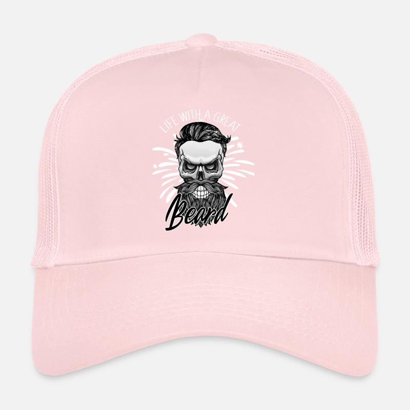 Life with a great Beard Casquette trucker 