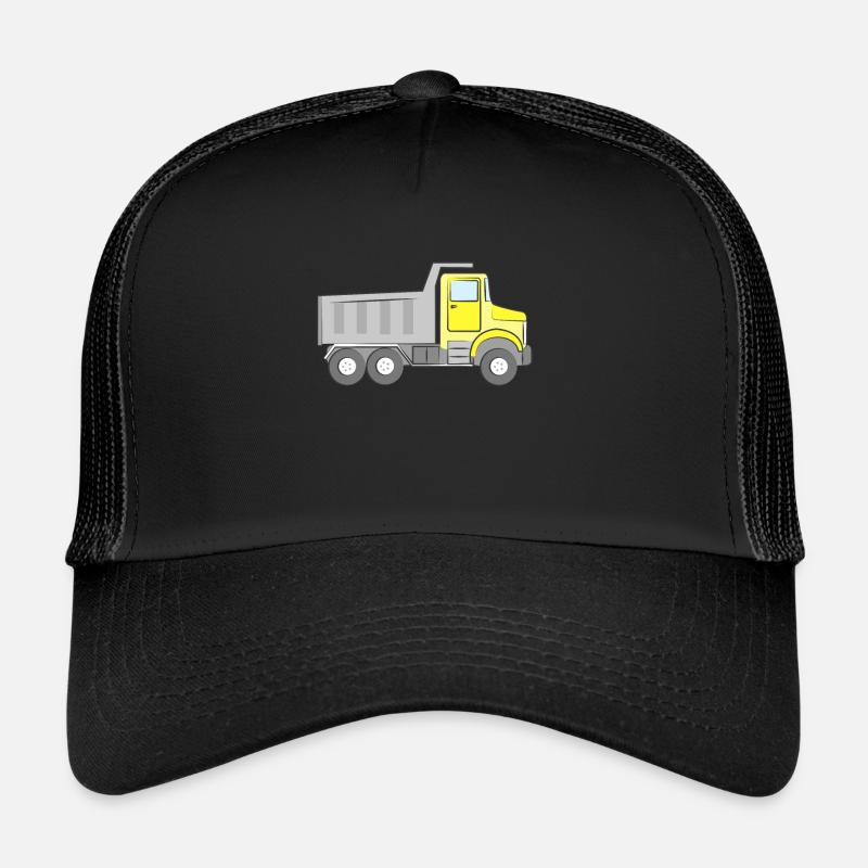 Kipplaster - Trucker Cap - Schwarz/Schwarz