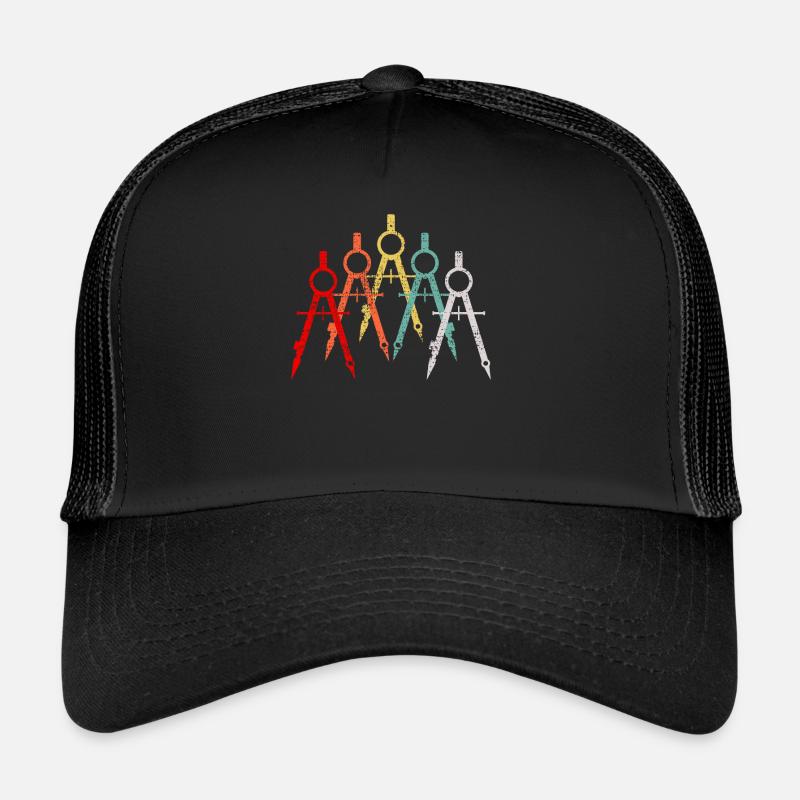 Architect Gift Idea - Trucker Cap - black/black