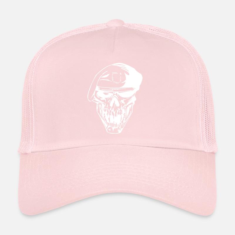 Skull symbole crâne de mort Casquette trucker 