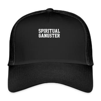 Spiritual Gangster - Trucker Cap - black/black - Front