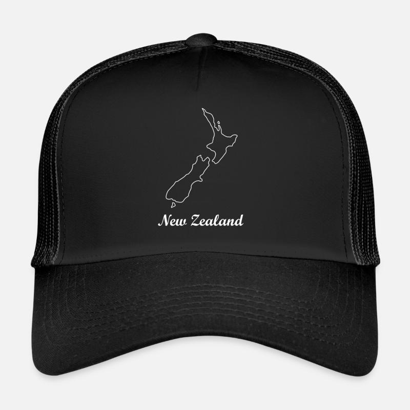 New Zealand Map Trucker Cap