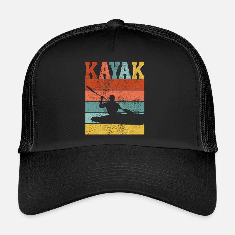 KAJAK KAJAK - Trucker Cap - Schwarz/Schwarz