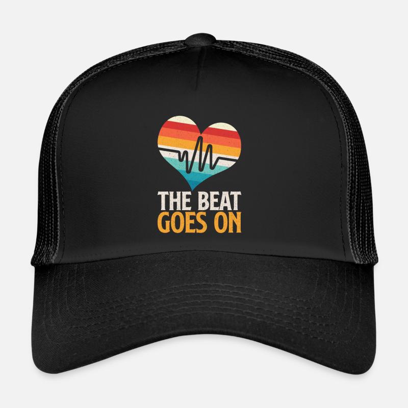 The Beat Goes On - Trucker Cap - black/black