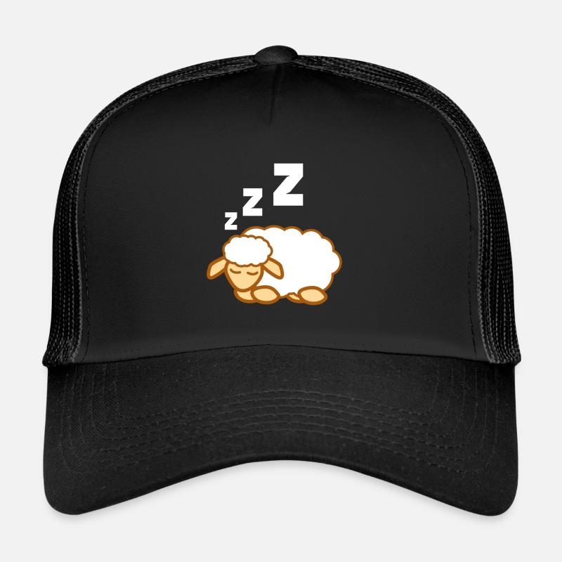 Sheep Gift Wool Fur Trucker Cap