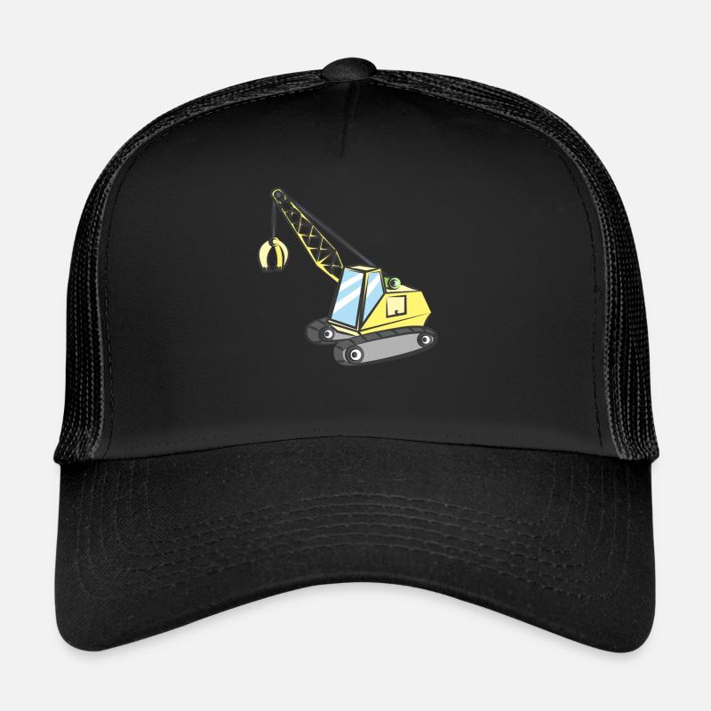 Kran mit Greifzange Trucker Cap