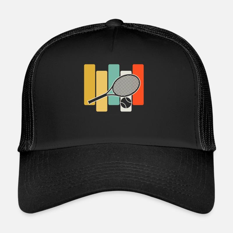 tennis - Casquette trucker - noir/noir