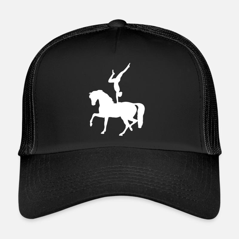 VAULTING SHIRT - Trucker Cap - Schwarz/Schwarz