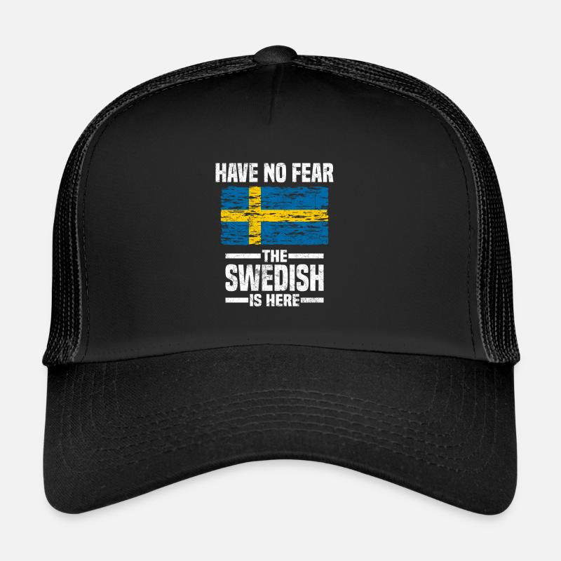 Suède Suède Suédois Cadeau Pour La Suède Casquette trucker 