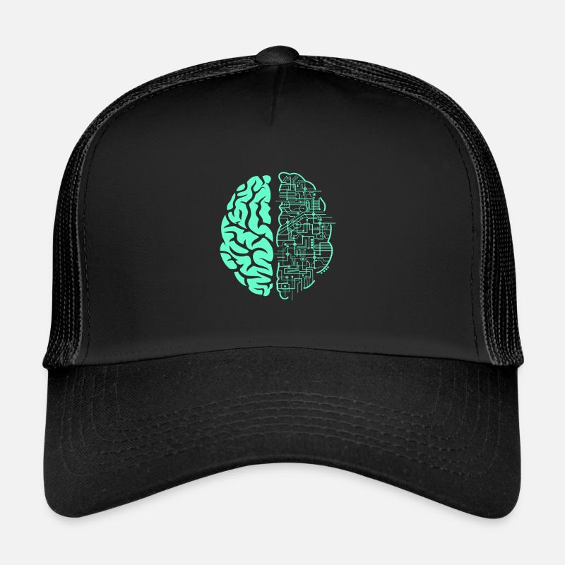 Electric Brain Trucker Cap