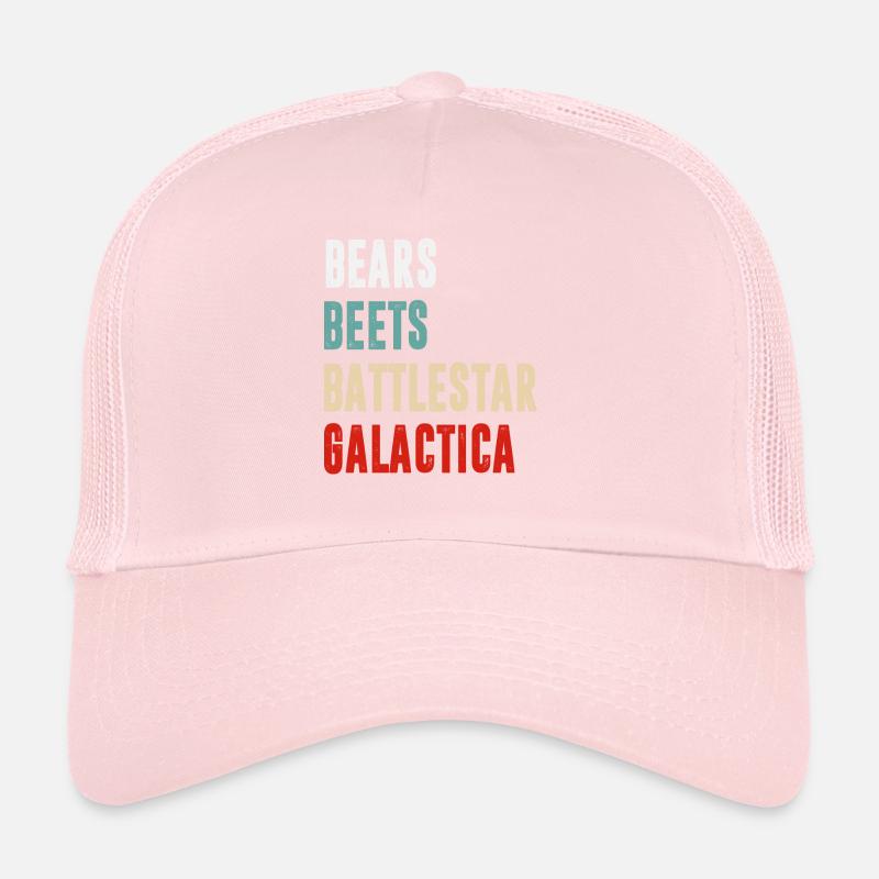 T-shirt Battlestar Galactica de Bears Beets Casquette trucker 