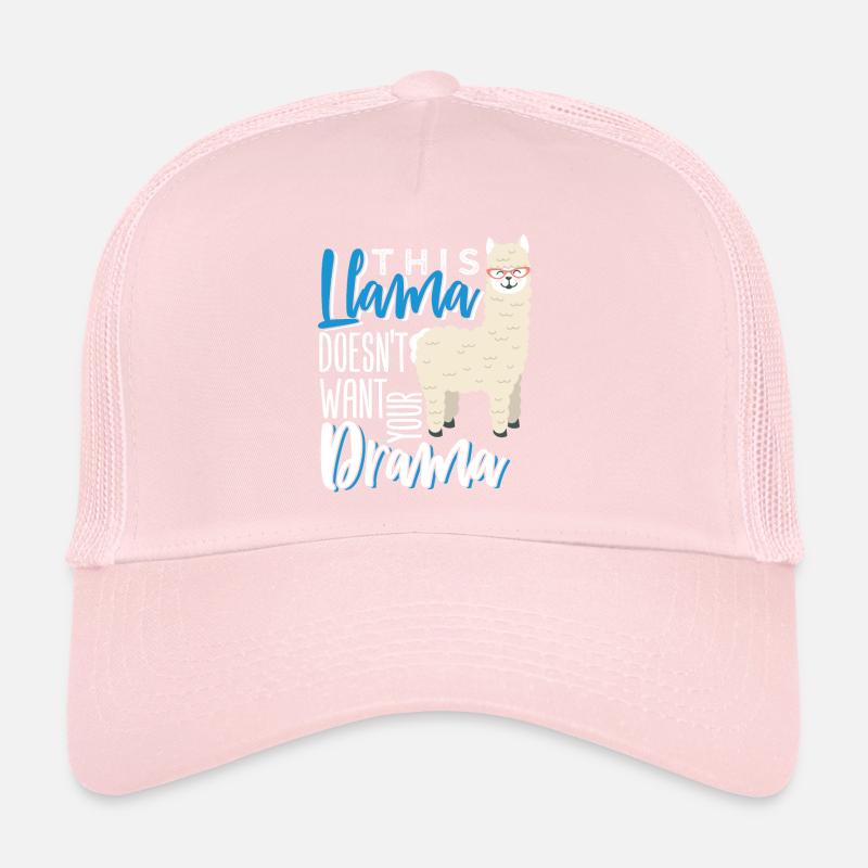 Ce lama ne veut pas de votre drame Casquette trucker 
