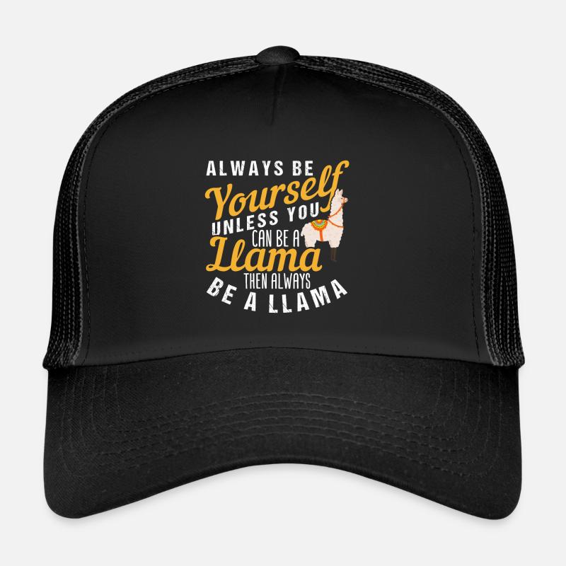 Être un lama Casquette trucker 