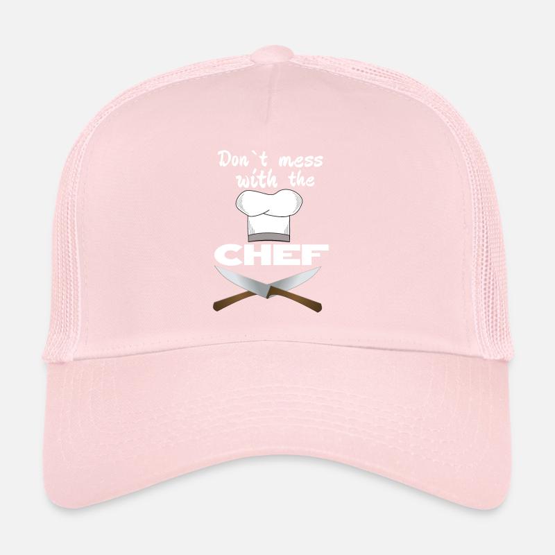 Don`t mess with the chef Koch Küchenchef Geschenk Trucker Cap
