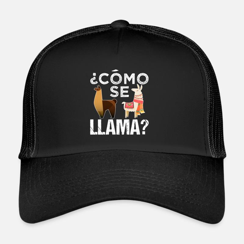 Como Se Llama Funny Alpaca Quotes Gift Casquette trucker 
