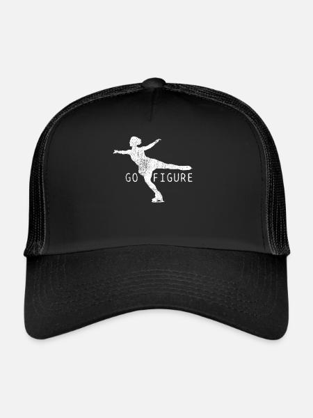 Figure Skating - Trucker Cap - Schwarz/Schwarz