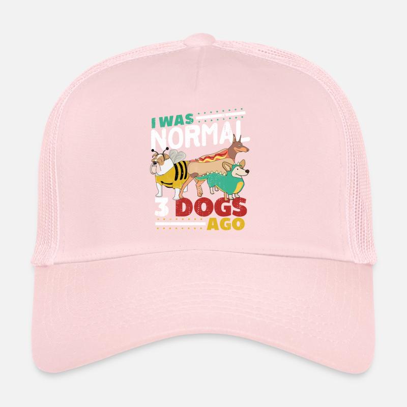 J'étais normal il y a 3 chiens Casquette trucker 