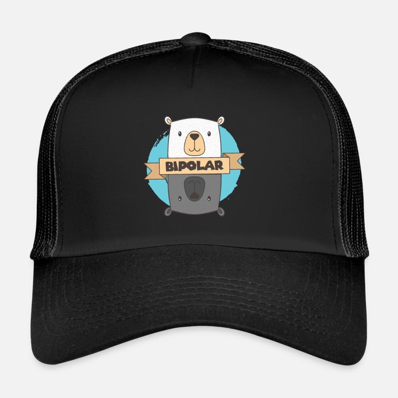 Bipolar T-Shirt - Eisbär Bipolar Geschenkidee Trucker Cap