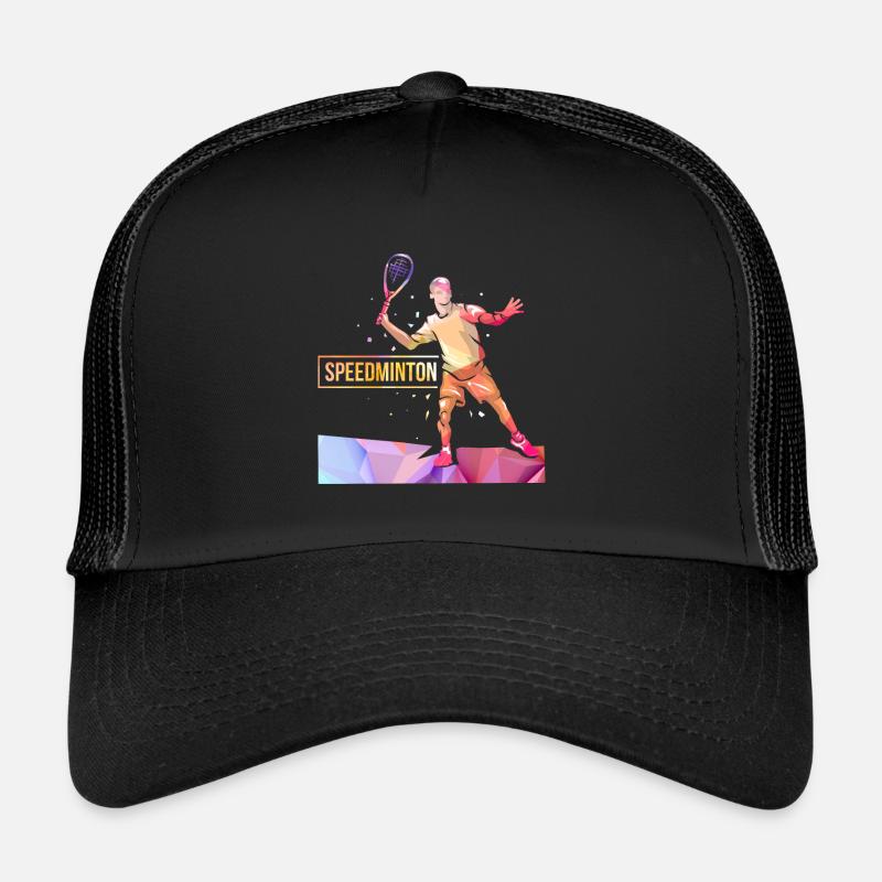 Speedminton - Trucker Cap - Schwarz/Schwarz