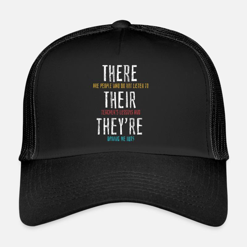 Englischlehrer für Grammatik Trucker Cap