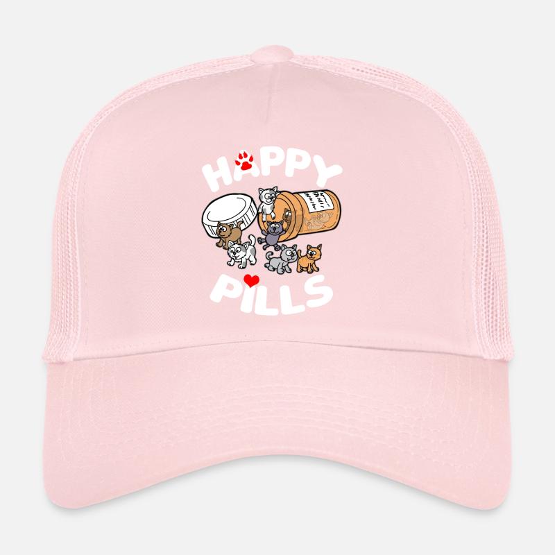 HAPPY PILLS Chats Chat amour cadeau chat Casquette trucker 