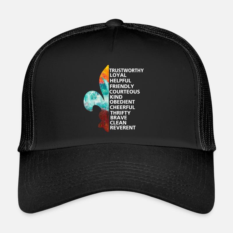 Scouts, Scouts, Nature Lovers - Tshirt - Trucker Cap - black/black