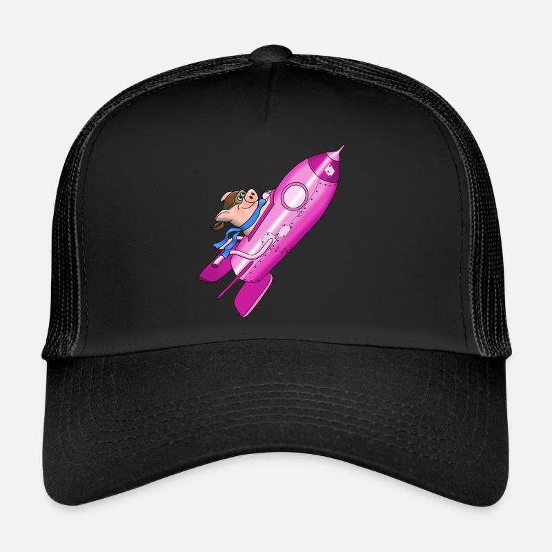 rocket - Trucker Cap - black/black